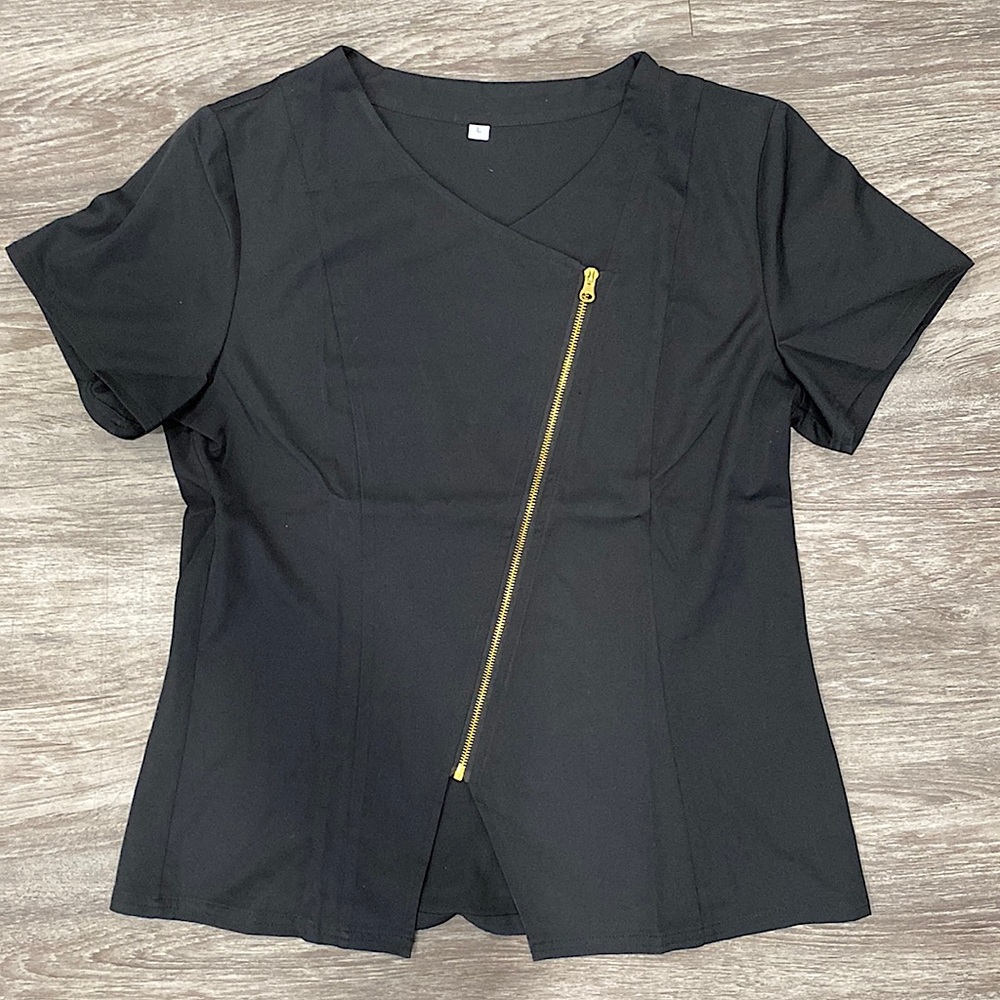 NEW Black Scrub Top
